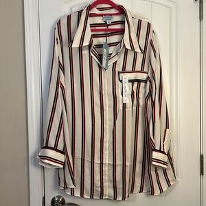 NWT Women’s Striped Button Up